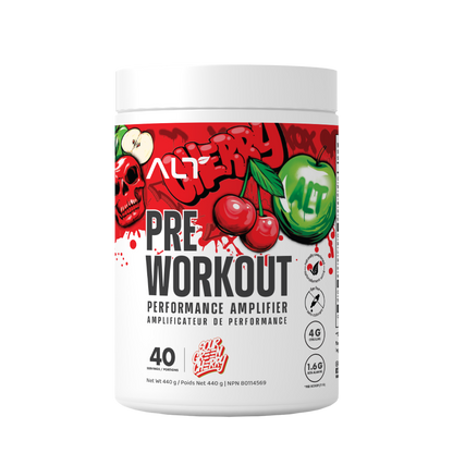 ALT Pre Workout: Multiple Flavours-Razzy Lime. Sour Green Cherry. Blue Lemonade