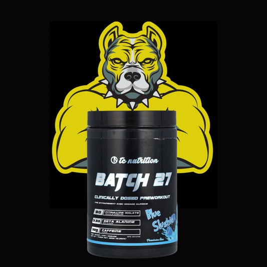 TC Nutrition Batch 27 Pre-Workout - Blue Slushie -