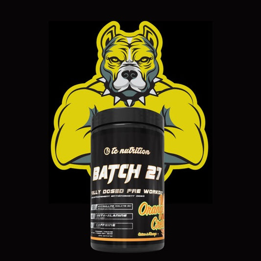 TC Batch 27 Pre-Workout - Orange Cream -