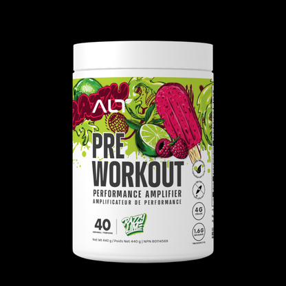 ALT Pre Workout: Multiple Flavours-Razzy Lime. Sour Green Cherry. Blue Lemonade