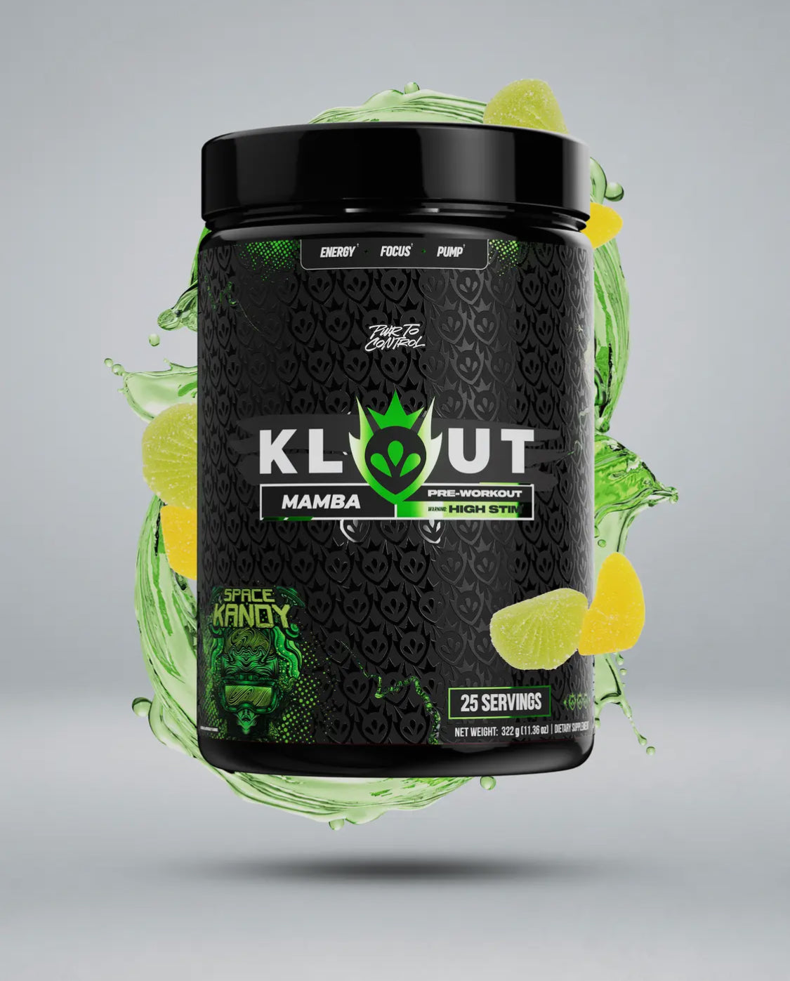 KLOUT MAMBA: High-Stim Pre-Workout: Space Kandy