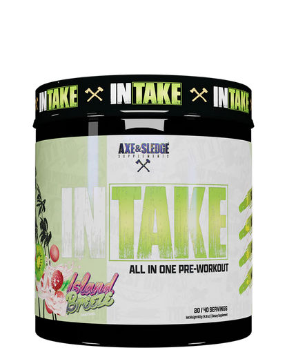 Axe & Sledge Intake Pre-Workout Island Breeze flavor