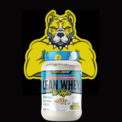 Muscle Sport Lean Whey 2lb - Lean Charms - With Real Marshmallows -