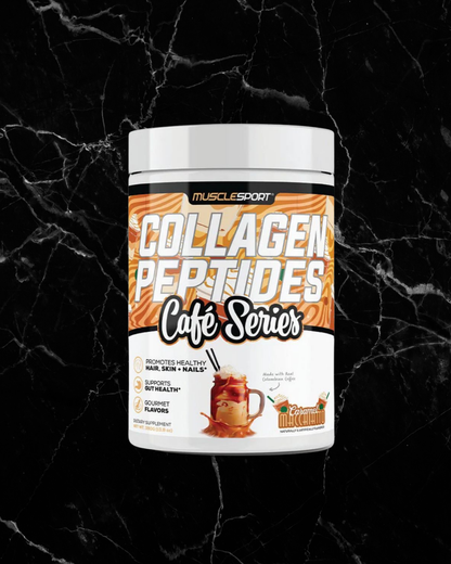 Collagen Peptides - Hydrolyzed Collagen Plus Biotin: Caramel Macchiato Cafe Series