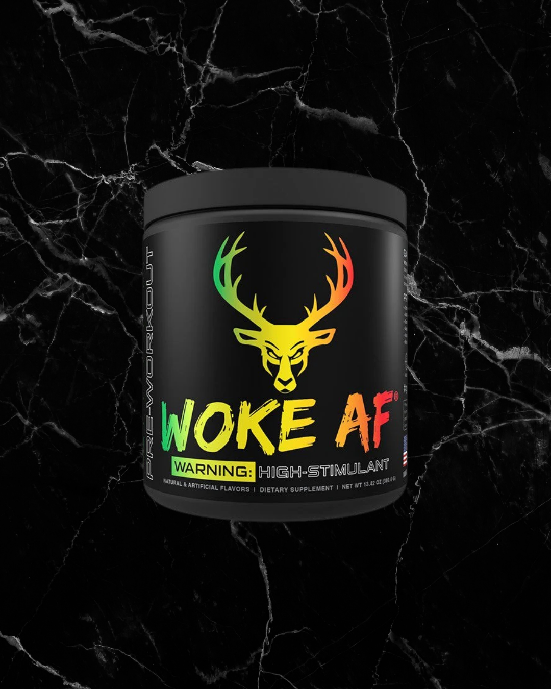 Woke AF - High Stimulant Pre-Workout Sour Gummy -