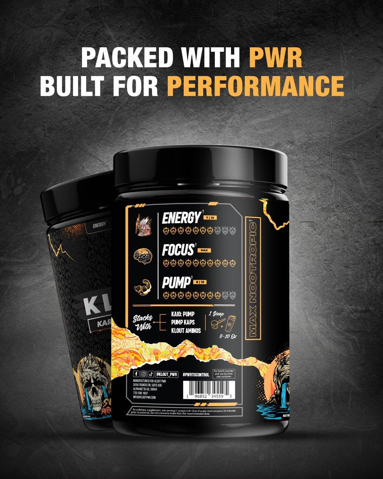 KLOUT KARMA: Medium-Stim Pre-Workout: Juicy Burst