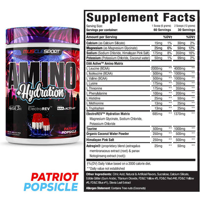 Amino + Hydration™ 360 Grams: Grape Lime Rickey