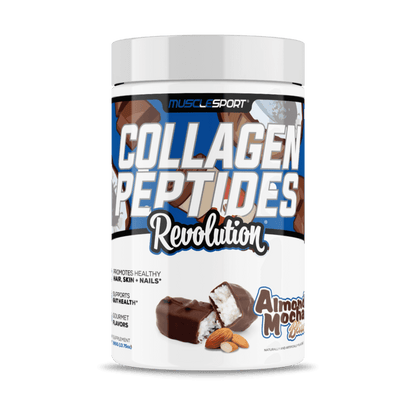 Collagen Peptides - Hydrolyzed Collagen Plus Biotin: Almond Mocha Bliss - Hot,Cold Drink or Add to Baking