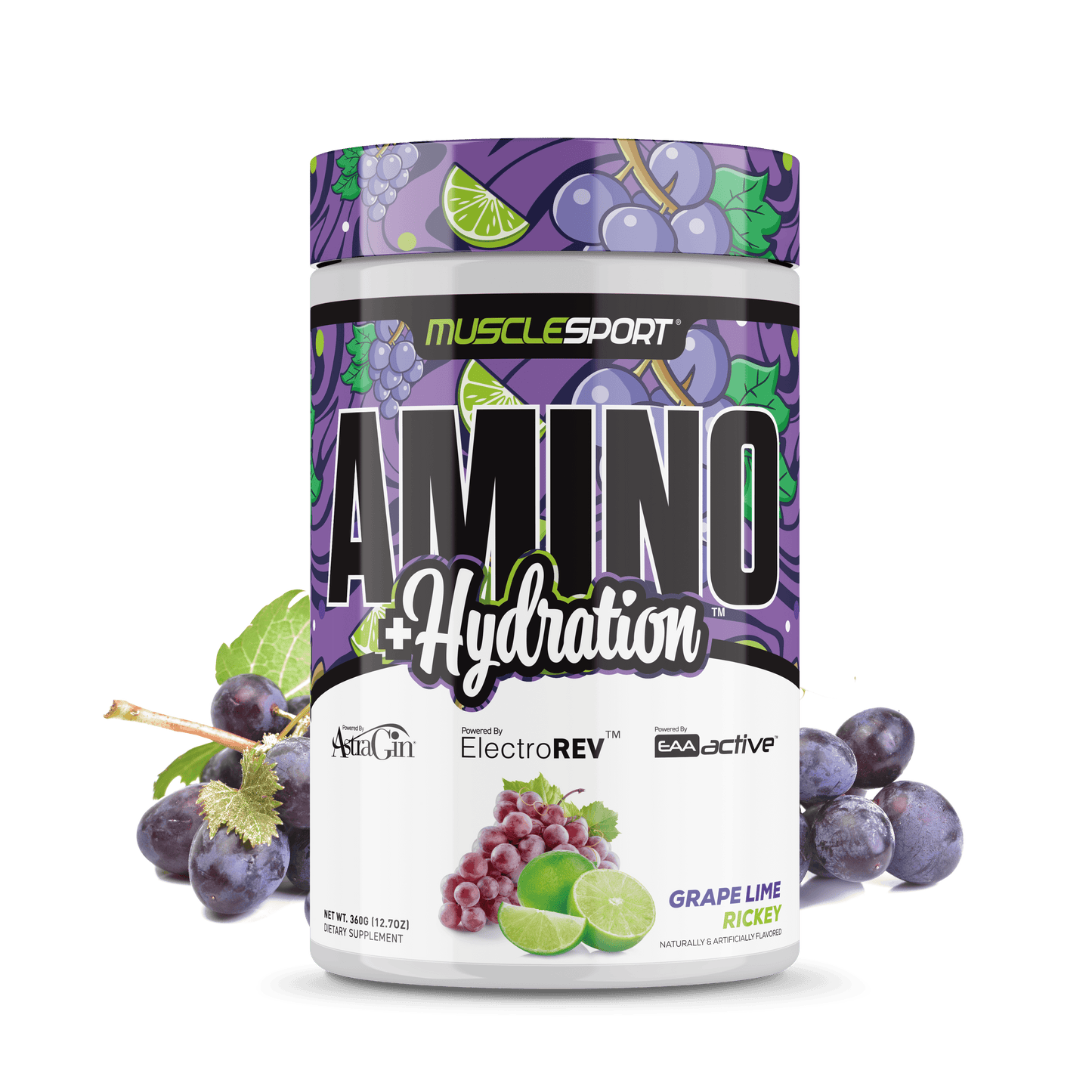 Amino + Hydration™ 360 Grams: Grape Lime Rickey