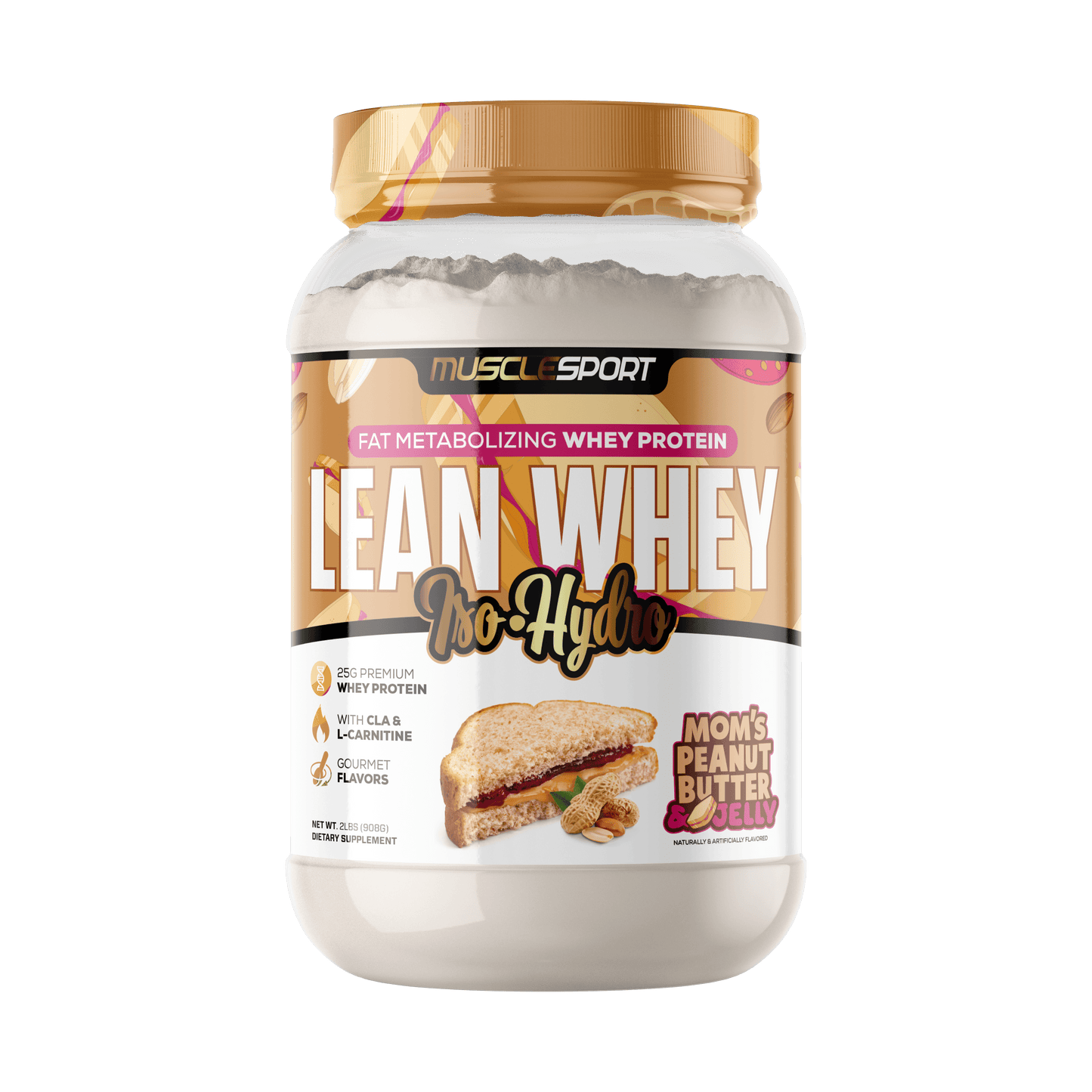 Lean Whey™ 2lb Premium Whey Protein Isolate: Come at Me Cannoli