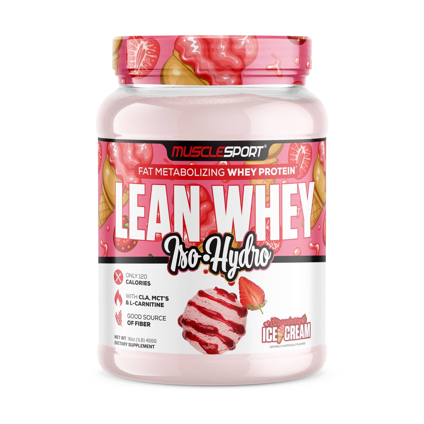 Lean Whey™ Iso Hydro Gourmet Protein 1lb: Chocolate Ice Cream