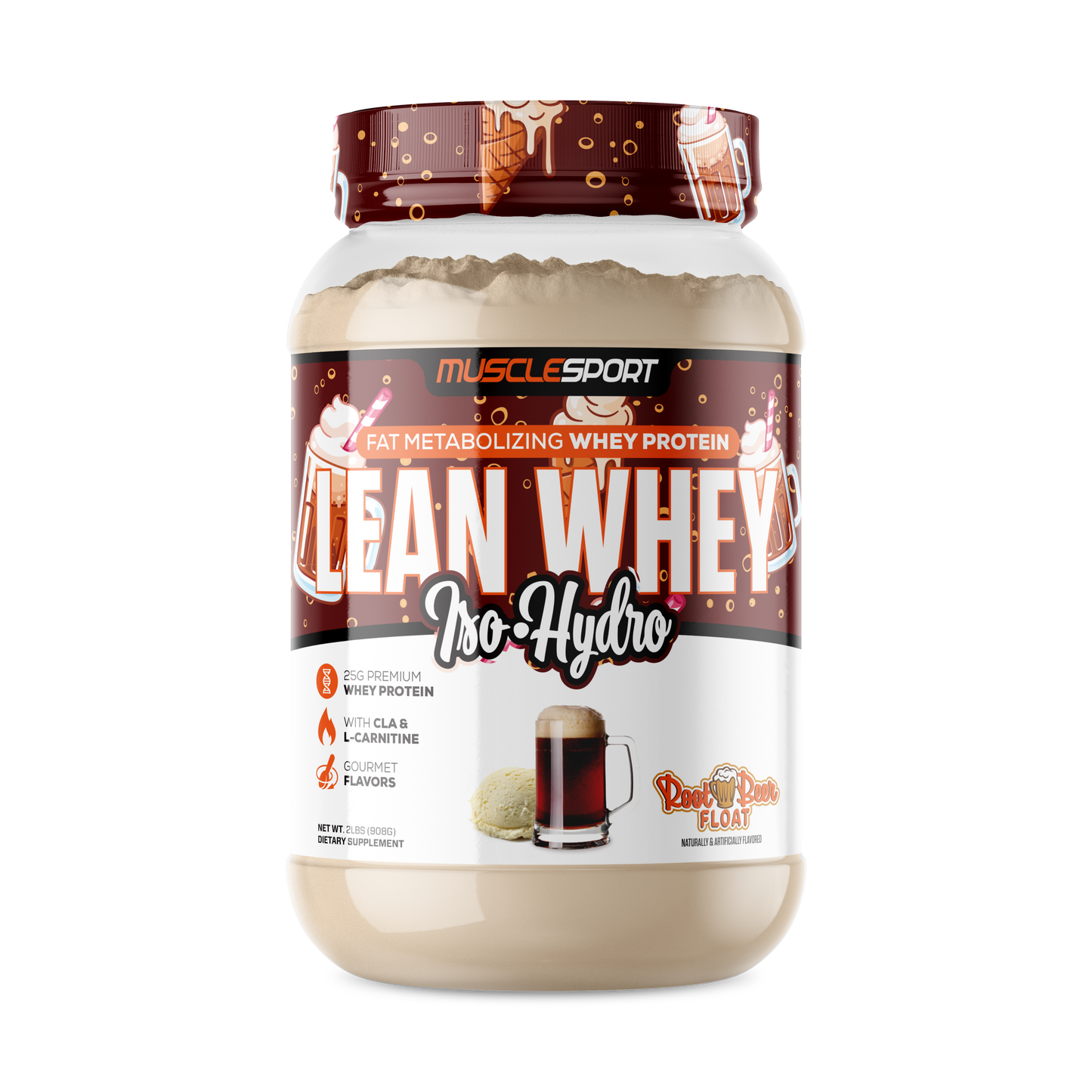 Lean Whey™ 2lb Premium Whey Protein Isolate: Come at Me Cannoli