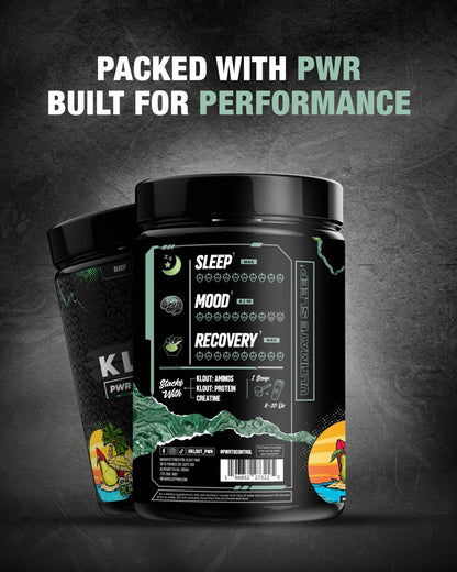 KLOUT PWR OFF: Ultimate Sleep Aid for Recovery and Rest: Island Pear